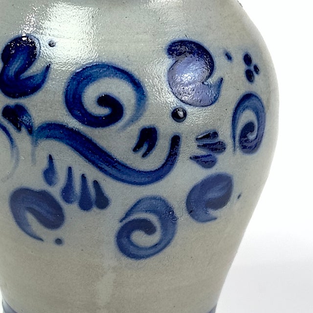 Ceramic Vintage Blue & White Ceramic Pitcher Curation - Group of 5 For Sale - Image 7 of 18