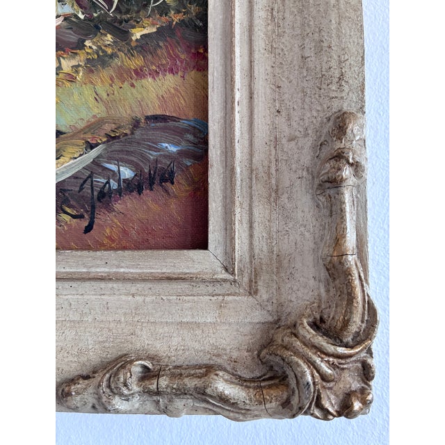 Vintage Original Landscape Oil Painting, Framed Mountain River Art For Sale - Image 9 of 16