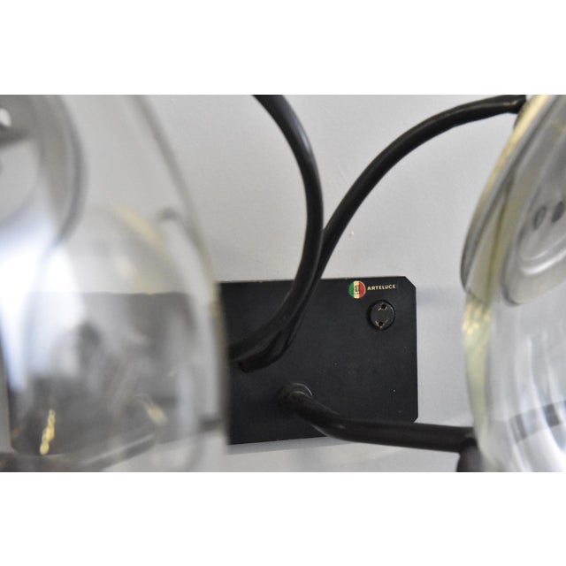 1960s Model 238/2 Wall Lamps by Gino Sarfatti for Arteluce Italia, 1960s, Set of 2 For Sale - Image 5 of 16