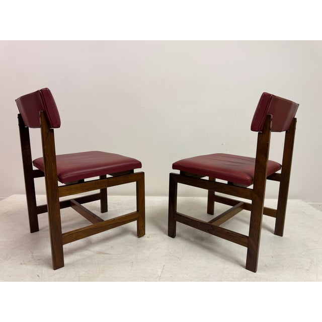 Vintage Danish Leather Dining Chairs, 1960s, Set of 6 For Sale - Image 12 of 18