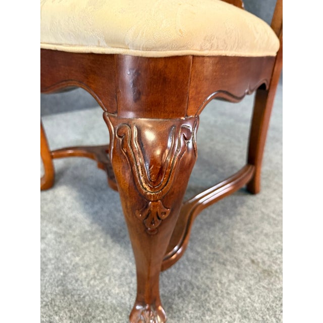 Late 20th Century Set of 6 Bernhardt High Back Cherry Dining Chairs For Sale - Image 18 of 18