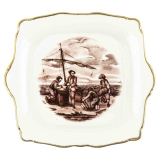 Limoges Porcelain Vintage Centerpiece, France, Mid-20th Century For Sale