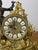 Vintage Style Brass Figurine Mantel Clock For Sale - Image 4 of 13