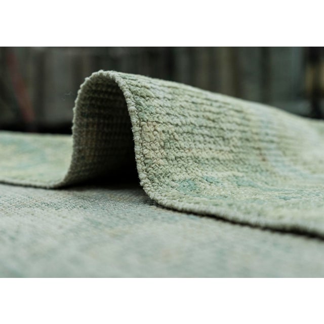 Textile Turkish Oushak Rug 2'10" x 10'6" #20040 For Sale - Image 7 of 8