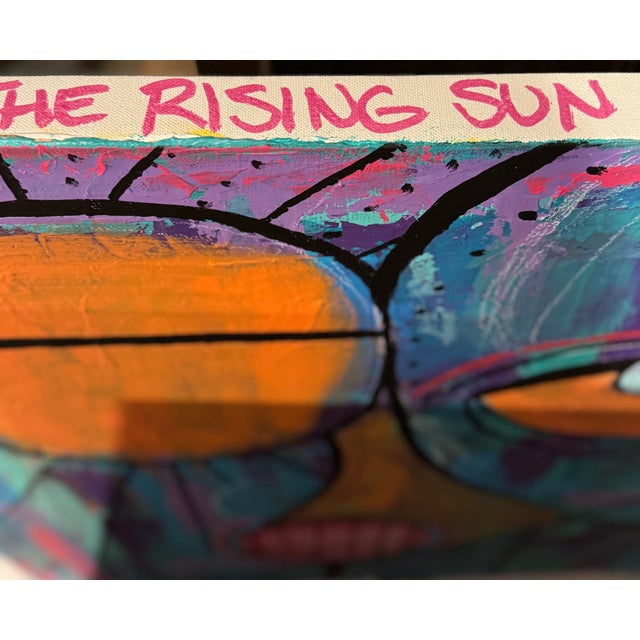 "To the Sun" Original Abstract Painting by Devyn Nicole For Sale - Image 4 of 12