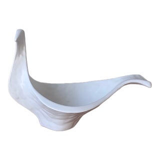 Jonathan Adler Bird Bowl, Small — White Ceramic For Sale