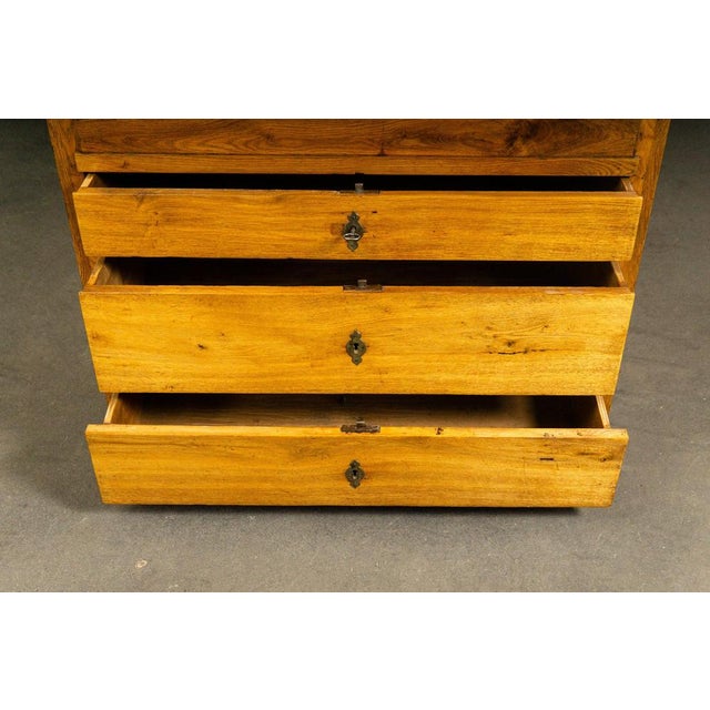 Biedermeier Secretary Desk in Solid Wood For Sale - Image 16 of 18