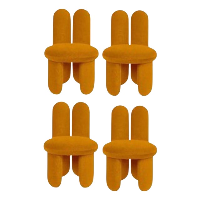 Gentle 443 Glazy Chairs by Royal Stranger, Set of 4 For Sale