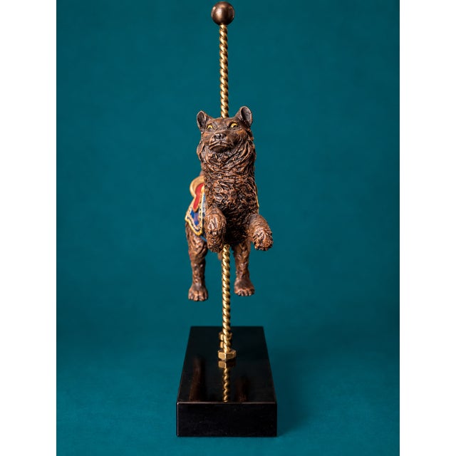 A charming vintage carousel bear from The Hamilton Collection's Art of the Carousel series! This beautifully detailed...