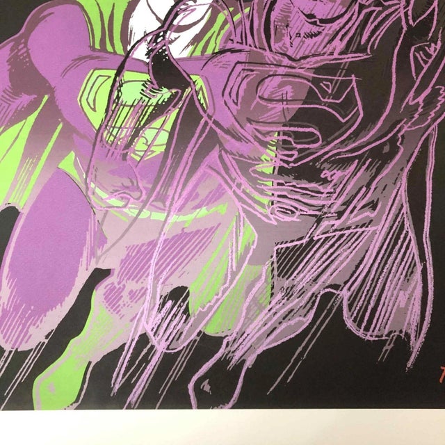 1990s After Andy Warhol "Superman" Lithograph For Sale - Image 6 of 11