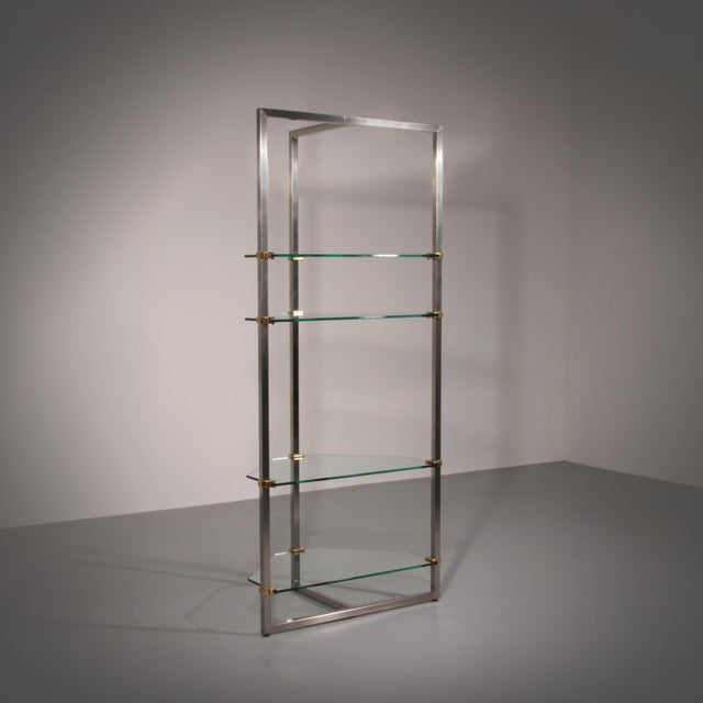 Model R16 Corner Cabinet in Stainless Steel and Aluminum by Peter Ghyczy, 1970s For Sale - Image 12 of 12