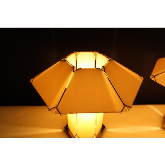 1950s Gustav Stickley Style Table Lamps - a Pair For Sale - Image 15 of 16