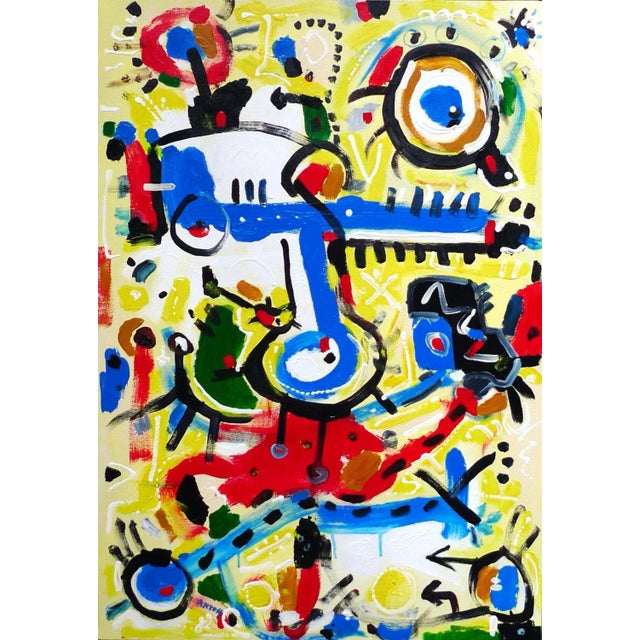 Acryl on canvas Antoh (Antonio Mansueto) lives in Milano and was born in Naples in 1960. He has exhibited in Italy,...