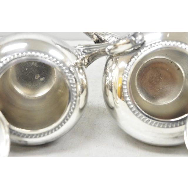 Antique Reed & Barton 4090 Silver Plated Victorian Tea Service - 5 Pc Set For Sale - Image 18 of 18