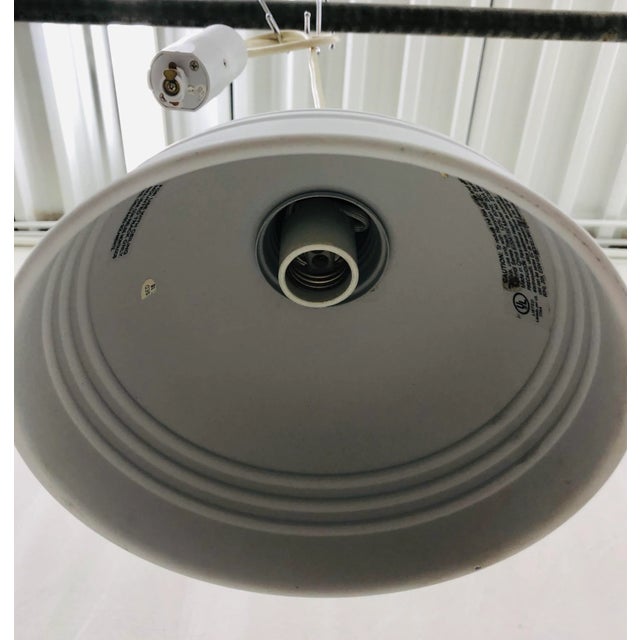 Mid 20th Century Mid 20th Century Vinage Industrial Style Pendant Fixture For Sale - Image 5 of 6