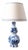 19th Century Dutch Double Gourd Chinoiserie Vase Lamp For Sale