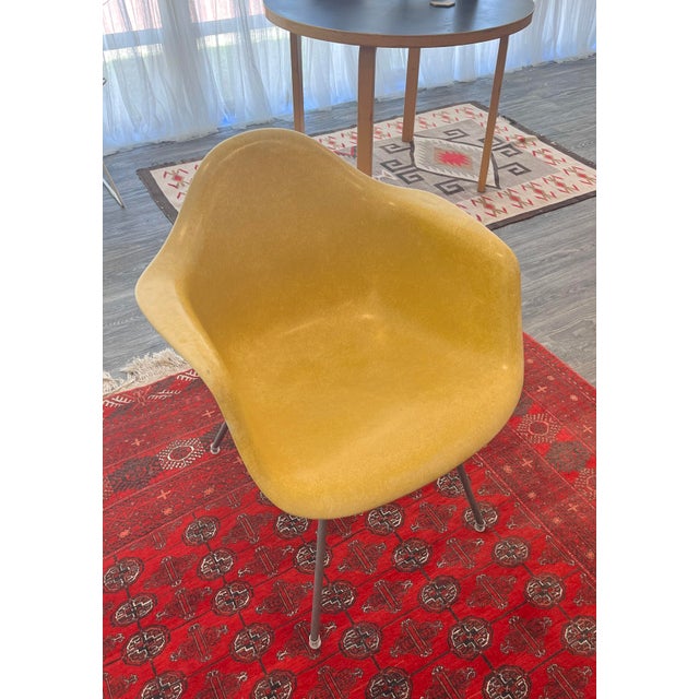 A Pair of Eames for Herman Miller Mid Century Lemon Yellow Fiberglass Shell Chair MCM For Sale In Dallas - Image 6 of 18