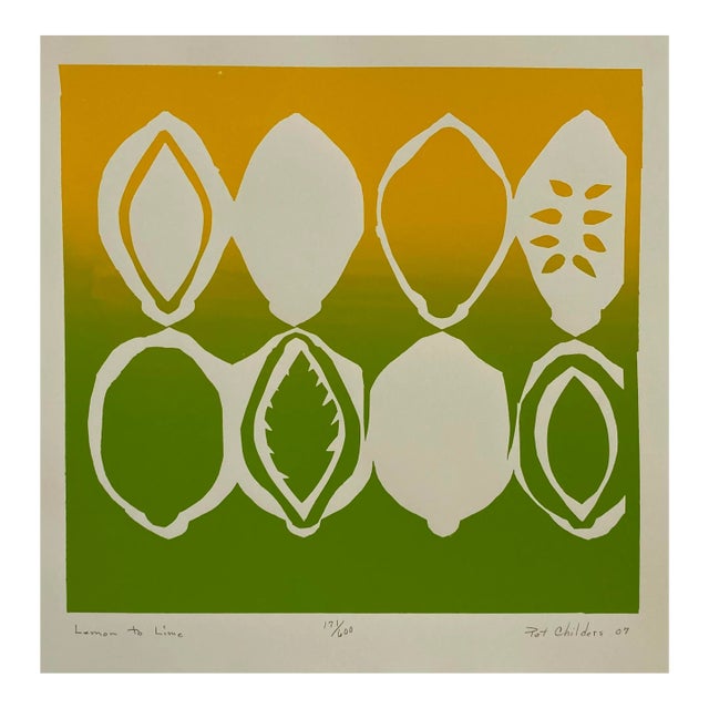2007 Pat Childers Lemon to Lime Serigraph For Sale