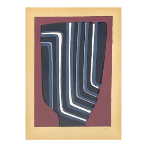 1989 Raoul Ubac Composition Signed Lithograph
