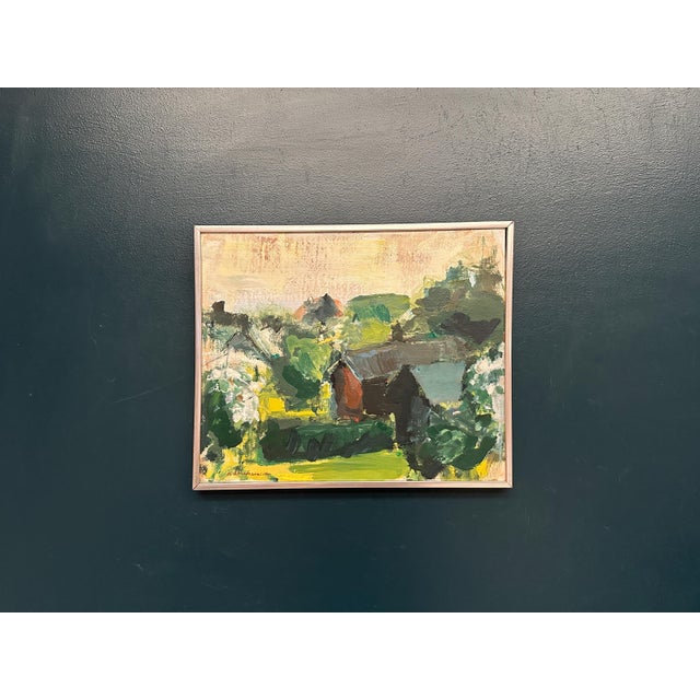 Kenneth Abrahamsson, Landscape, 1950s, Oil on Canvas, Framed For Sale - Image 16 of 16