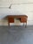Wood Vintage Danish Mid Century Modern Teak Writing Desk Vanity Scandinavian Modern For Sale - Image 7 of 10