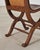 Set of Eight French Provincial Leather Oak Curule Dining Chairs For Sale - Image 18 of 18