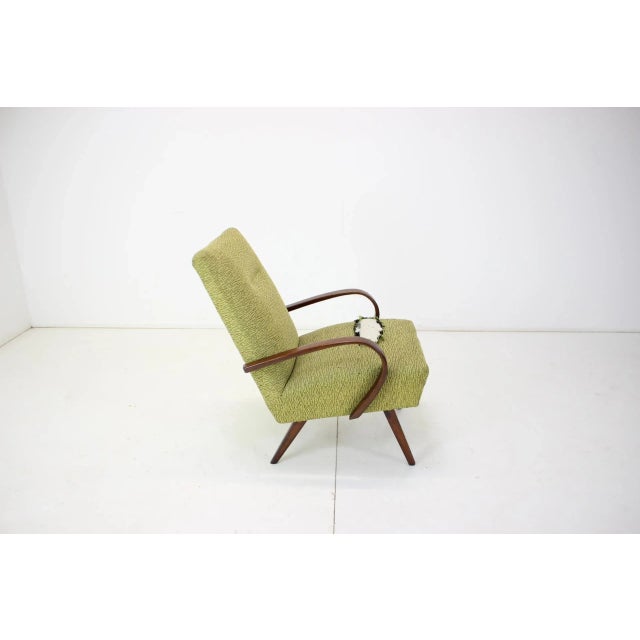 Beech Armchair attributed to Jaroslav Smidek for Ton, Czechoslovakia, 1960s For Sale - Image 6 of 11