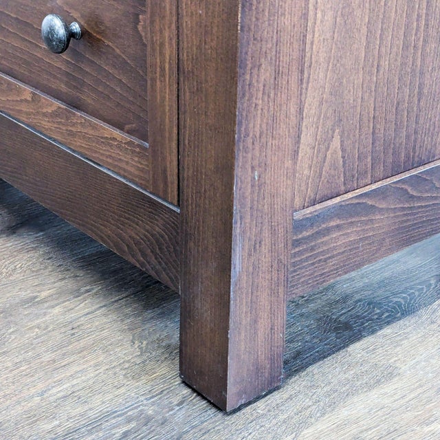 Room & Board 6-Drawer Wooden Dresser in Dark Brown Finish For Sale - Image 10 of 10