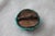 Round Blue Floral Brooch, France, 1940s For Sale - Image 6 of 9