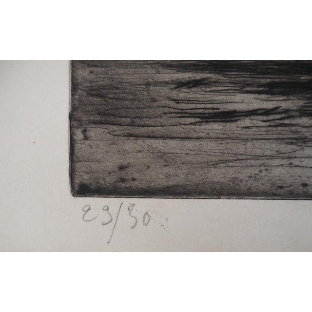 Maximilien Luce, View of the Port of Rotterdam, 1890-1895, Original Etching For Sale - Image 5 of 8