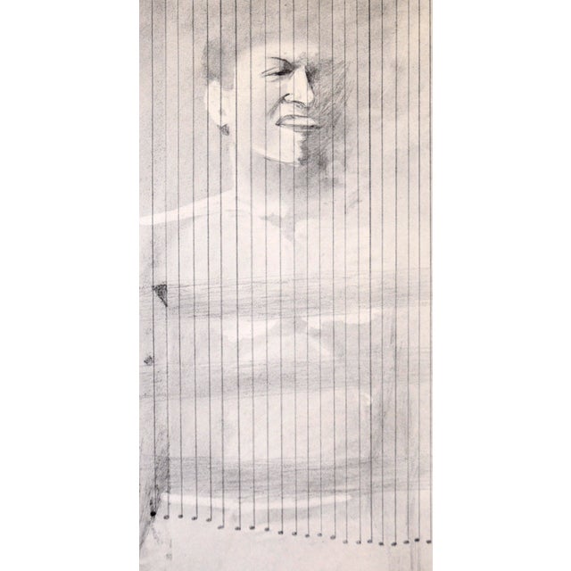 Hugh Masekela, the Father of South African Jazz - Signed Lithograph Ink on Paper by Eugene Hawkins For Sale - Image 4 of 7