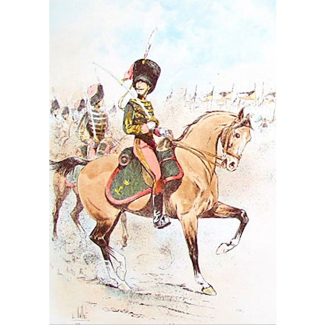 French Provincial Vintage French Equine Prints, 1893 - A Pair For Sale - Image 3 of 3