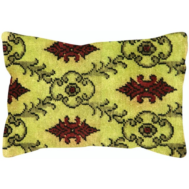 Illustration 1960s Turkish Oushak Pillow For Sale - Image 3 of 3