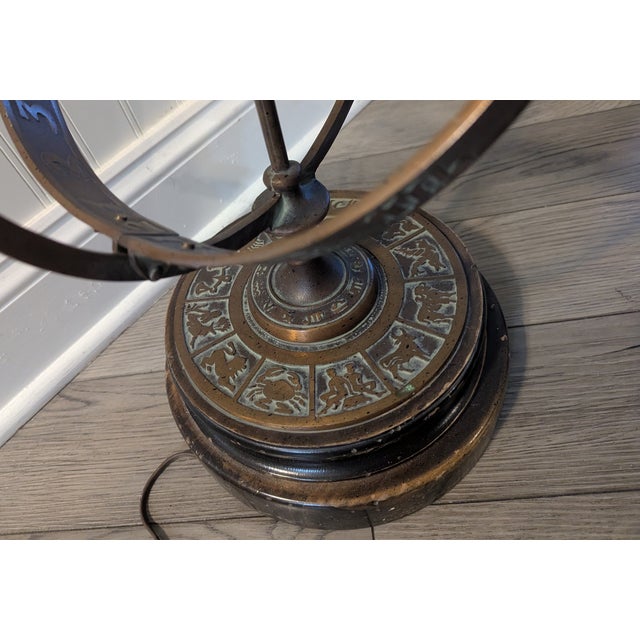 Frederick Cooper Bronze Frederick Cooper Zodiac Lamp For Sale - Image 4 of 8