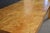 Wood Refinished Milo Baughman Square to Rectangle 40” - 79” Parsons Burl Dining Table For Sale - Image 7 of 11
