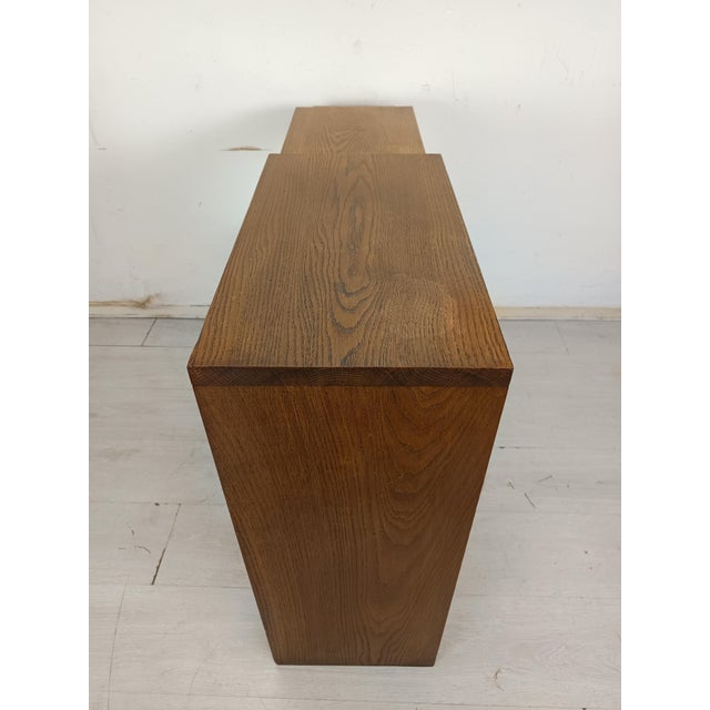 Wood Art Deco Oak Shelving Unit, 1930s For Sale - Image 7 of 18