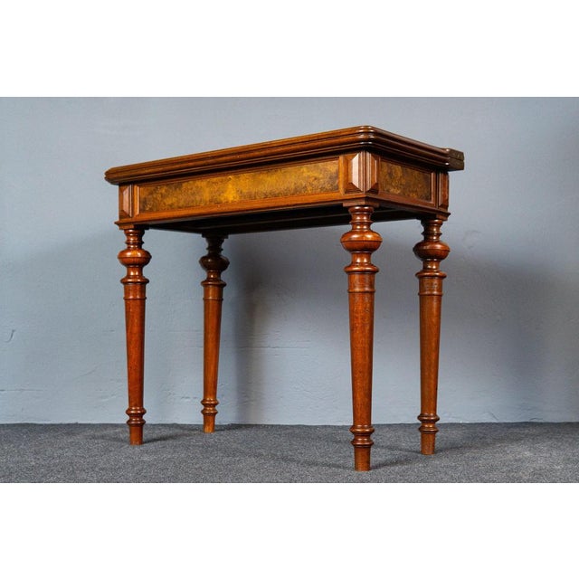 Vintage Brown Console Table For Sale - Image 8 of 18