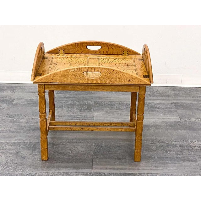 1960s Butlers Tray Table Traditional Sid Table For Sale - Image 10 of 13