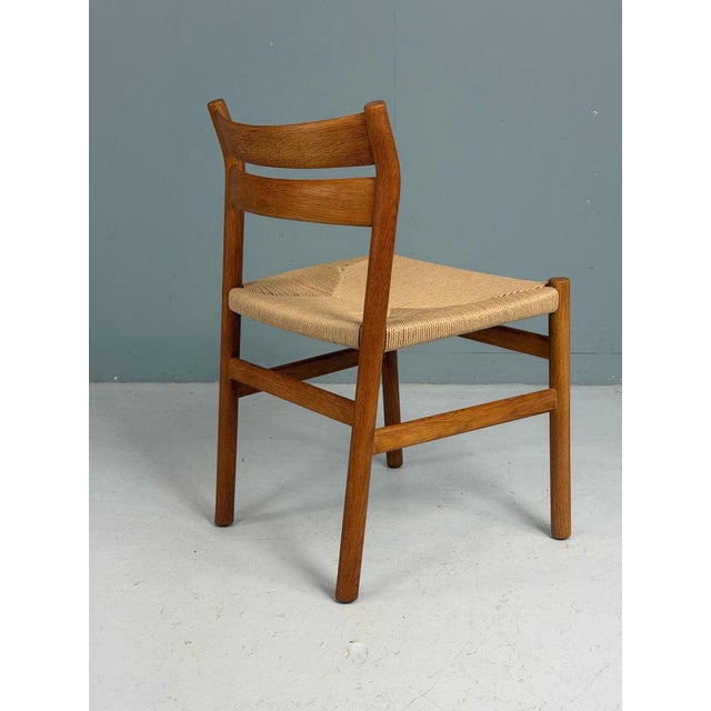 Wood BM-1 Dining Chairs in Oak by Børge Mogensen for C.M Møbler, 1947, Set of 4 For Sale - Image 7 of 17