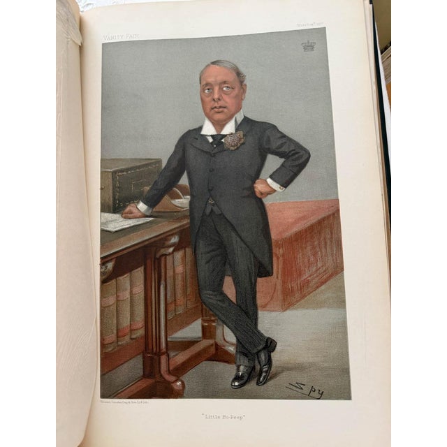 Green 1901 Vanity Fair Album Book, 33rd Series, 33 Chromolithographic Plates For Sale - Image 8 of 9