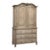 18th Century Liégeois Régence Period Stripped Oak Linen Press For Sale