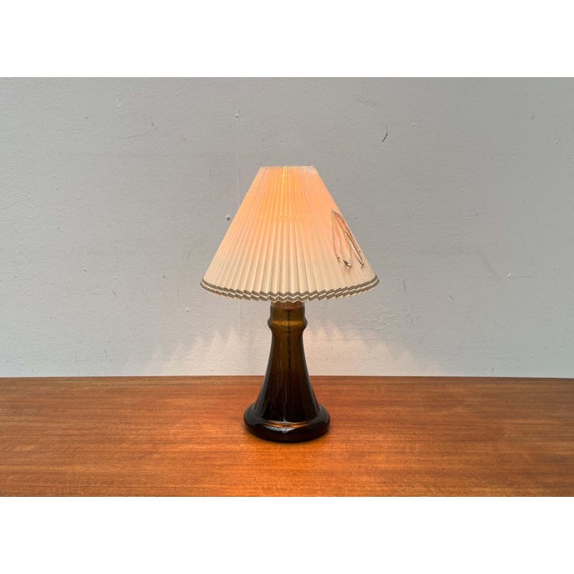 Mid-Century Modern Danish Model Park Clear Glass Table Lamp by Hsin-Lung Lin for Holmegaard, 1960s For Sale - Image 14 of 18