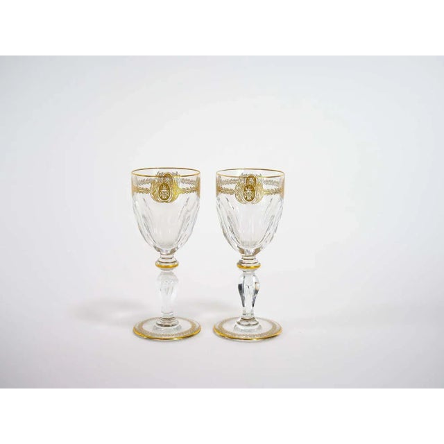 Tall Saint Louis Crystal Tableware Service / Eight People For Sale In New York - Image 6 of 13