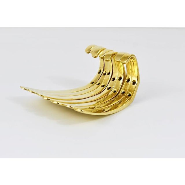 Mid-Century Austrian Wall Coat Hook in Brass by Hertha Baller, 1950s For Sale - Image 9 of 10