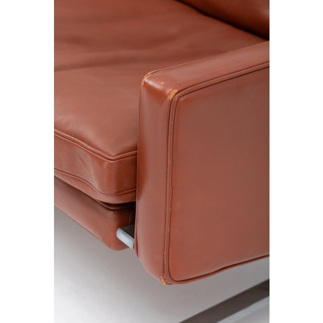 Poul Kjærholm Pk31 Leather Lounge Set for Fritz Hansen, Denmark, 1988 - Set of 4 For Sale - Image 13 of 18