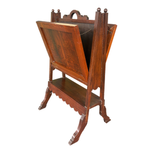 Antique Folding Magazine Rack