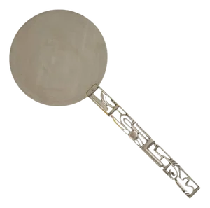 Art Deco Austrian Brass Handheld Mirror from Hagenauer, 1920s