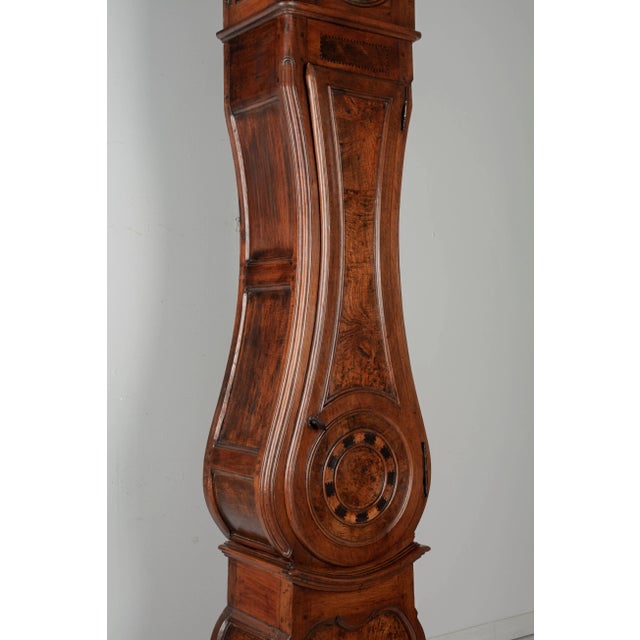 Brown 19th Century French Tall Case Clock or Horloge De Parquet For Sale - Image 8 of 9