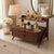Perfume Tray With Drawers, Solid Walnut Vanity Organizer, Makeup Skincare Perfume Display Shelf For Sale - Image 4 of 10
