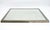 Vintage square bathroom wall mirror with a steel frame. Mild scratching on the glass and some corrosion on the frame,...